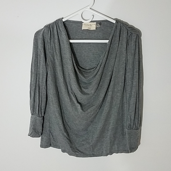 Alice + Olivia Shirt Air Collection Gray XS - Picture 2 of 8